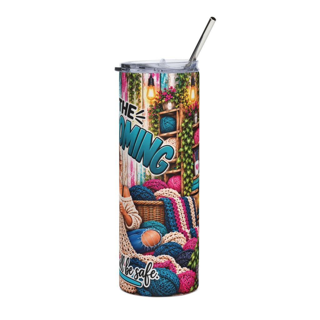 Keep the Yarn Coming 20 oz Tumbler | Crochet & Knitting Gift – Sassy ...